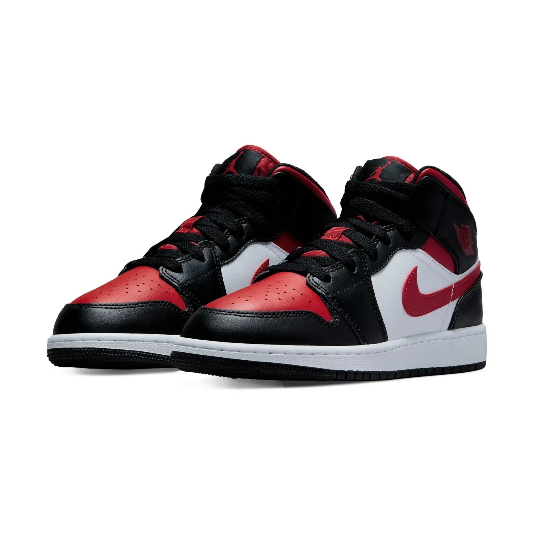 Air Jordan 1 Mid 'Black Fire Red'